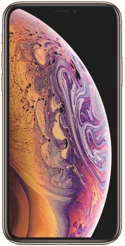 Apple iPhone XS Gold вид спереди